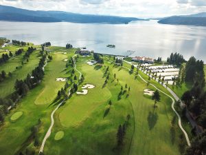 CDA Resort Clubhouse Holes Aerial
